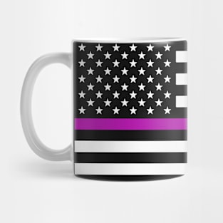 Thin Pink Line American Flag Mug